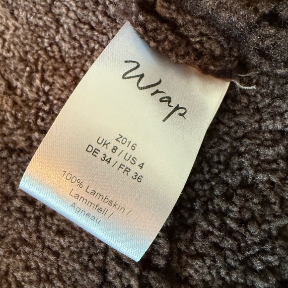 Wrap London women's 100% lamb skin jacket with 100% shearling interior. - Picture 15 of 15